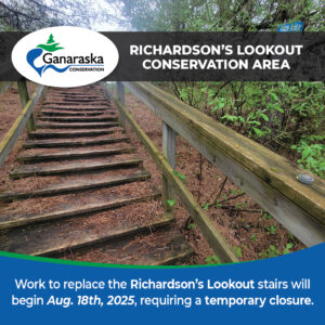 Ganaraska Conservation: Richardson's Lookut Conservation Area to be closed for property improvements
