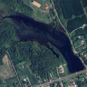 Garden Hill pond satellite image from Google Images