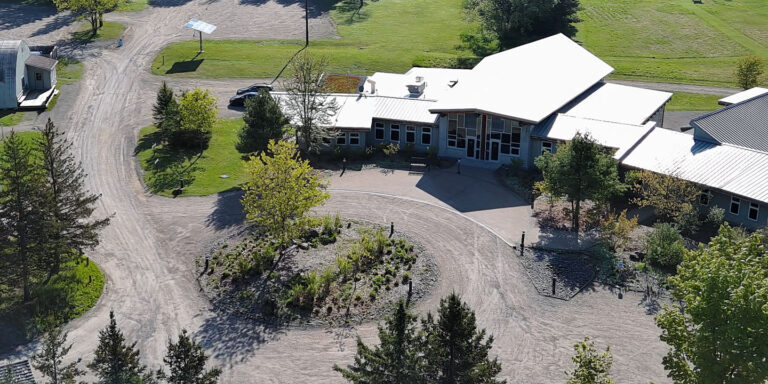Aerial photos of the Ganaraska Forest Centre ground